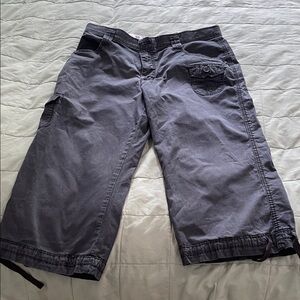 Lee Charcoal Cargo Shorts for Men